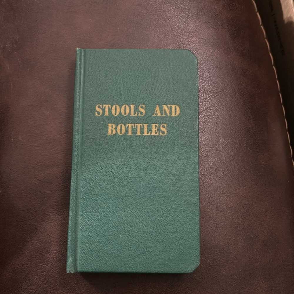Stools and bottles 1st edition.